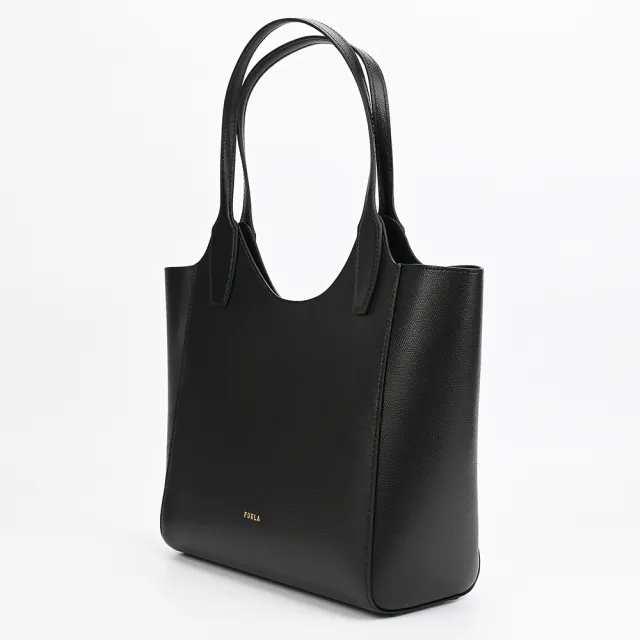 【FURLA 芙拉】LEA系列肩背托特包(S號/黑)
