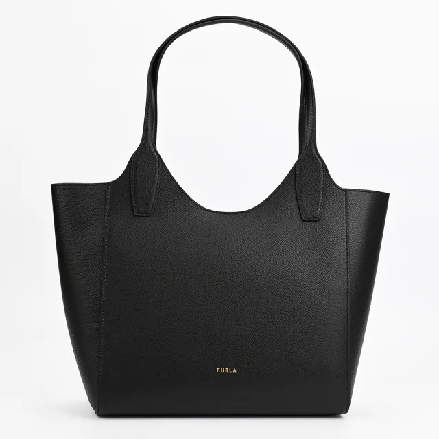 【FURLA 芙拉】LEA系列肩背托特包(S號/黑)