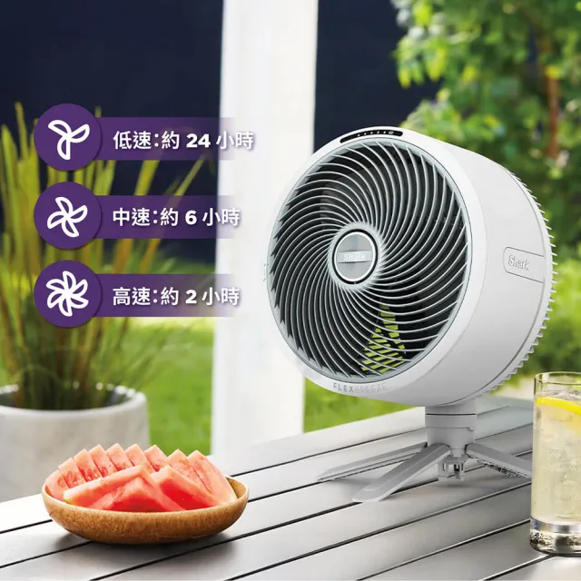 【Shark】FlexBreeze FA221室內外2用無線DC靜音電風扇(立扇 桌扇 節能 循環 充電 露營 戶外 行動 停電可用)