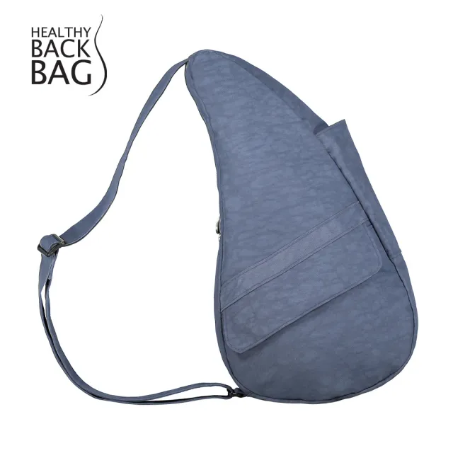 【HEALTHY BACK BAG】官方直營-基本款 TEXTURED NYLON SMALL 斜背包-復古靛藍 男包 女包 側背包 斜背包