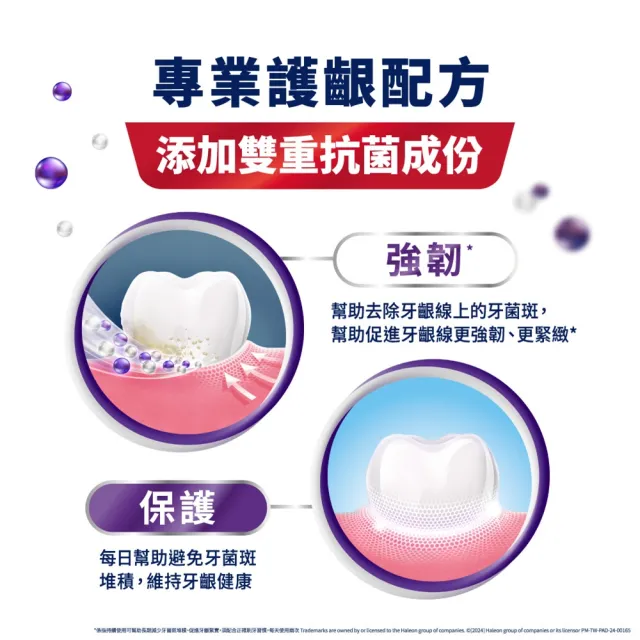【Parodontax 牙周適】專業強韌護齦漱口水 500ml X3入(極淨薄荷)