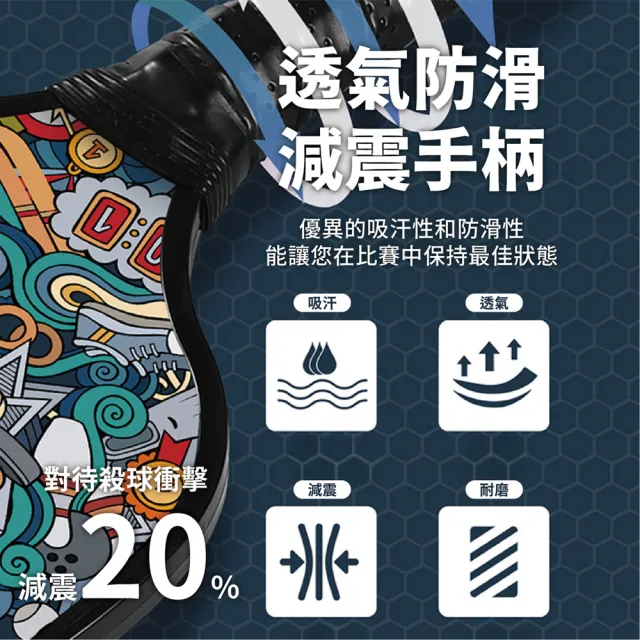【keep power】專業匹克球拍套組｜球拍*2+球+收納包*1 (匹克球 匹克球拍 球具套組 / 輕量設計)