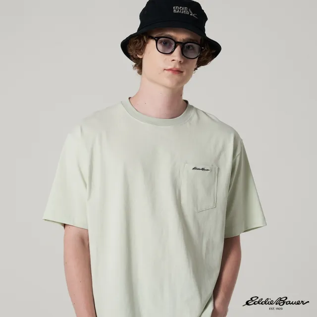 【Eddie Bauer】JAPAN EDITION 中性LOGO刺繡口袋設計Polo衫 任選 E-1TEA-1820