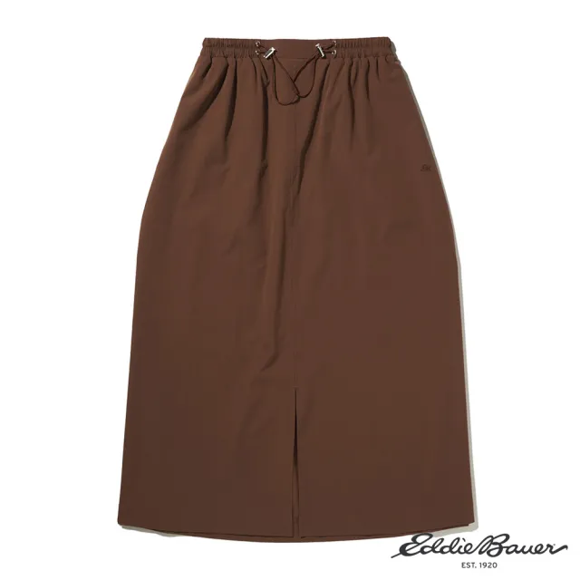 【Eddie Bauer】JAPAN EDITION 女性休閒抽繩長裙 深咖 E-5SKA-1810