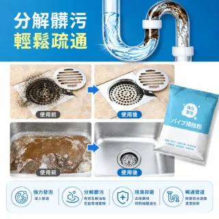 【寶媽咪】TW洗衣機清潔+管道疏通10件組(贈洗衣球/汗垢棉絮黑垢都洗盡/直筒/滾筒/管道疏通)