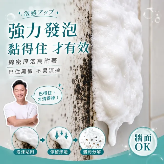 【寶媽咪】台灣製造除黴慕斯2入組(除過十年不長/抑菌根除/環保成分/除霉/黴問題/霉問題)