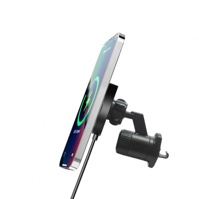 【WEILIFE】Qi2 15W磁吸充電手機支架(桌上/車用/MagSafe/無線充電)