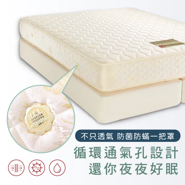 【德泰】歐蒂斯系列 獨立筒 彈簧床墊-雙人5尺