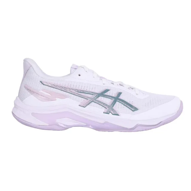 【asics 亞瑟士】NETBURNER BALLISTIC FF 4 女排球鞋-匹克球 緩震 亞瑟士(1053A070-106)