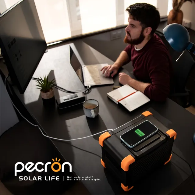 【Pecron】性能小鋼炮行動電站+收納袋 1200W/614Wh E600LFP 行動電源 車宿露營儲能 磷酸鐵鋰 防災備電