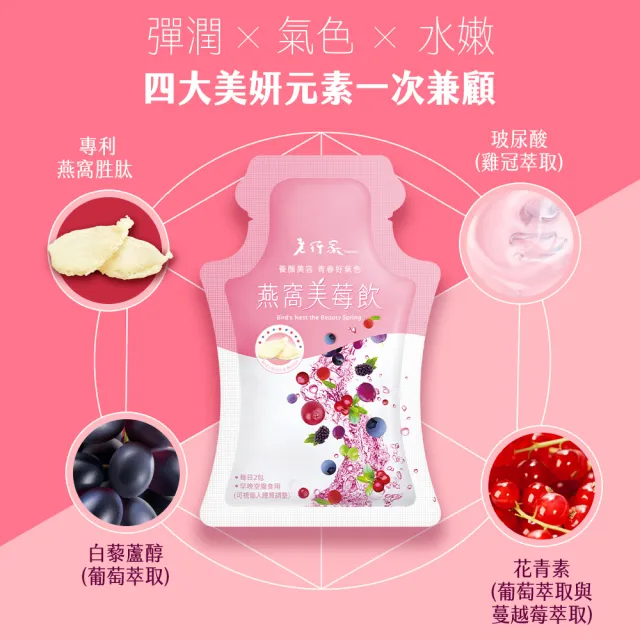 【老行家】燕窩美莓飲(10入/盒)(保健禮盒)