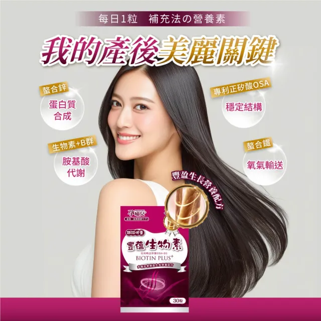 【mamacare 孕哺兒】豐蘊生物素★鐵鋅膠囊1盒