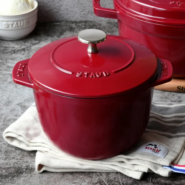 【STAUB】琺瑯鑄鐵鍋飯鍋16cm-顏色任選(德國雙人牌集團官方直營)