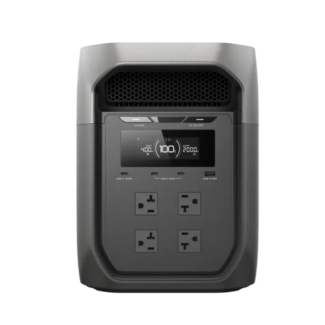【ECOFLOW】DELTA 3 MAX 2400W戶外儲電設備 加贈收納包 (儲能電源 防颱必備 停電神器)