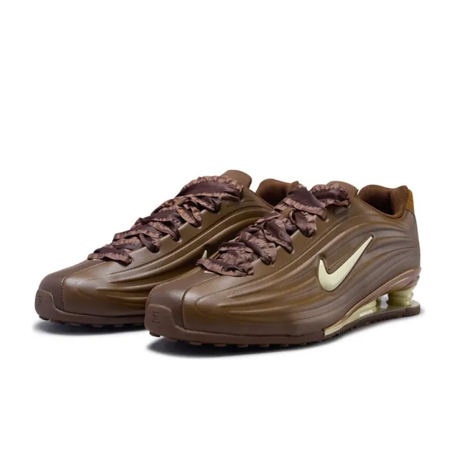 【NIKE 耐吉】W Shox Z Lace 美拉德深棕 Y2K 復古 回彈 緞帶 休閒鞋 運動鞋 女鞋 IV6171-200