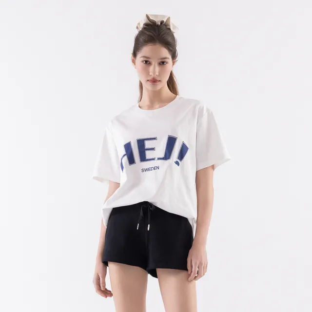 【SCANDINAVIAN FOREST 北歐小刺蝟】抗皺親膚柔滑奶油棉T (HEJ) T恤 純棉t 素t tshirt 男T 女T