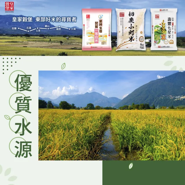 【皇家穀堡】壽豐七星胚芽糙米2.5kg (榮獲日本調理炊飯士肯定)