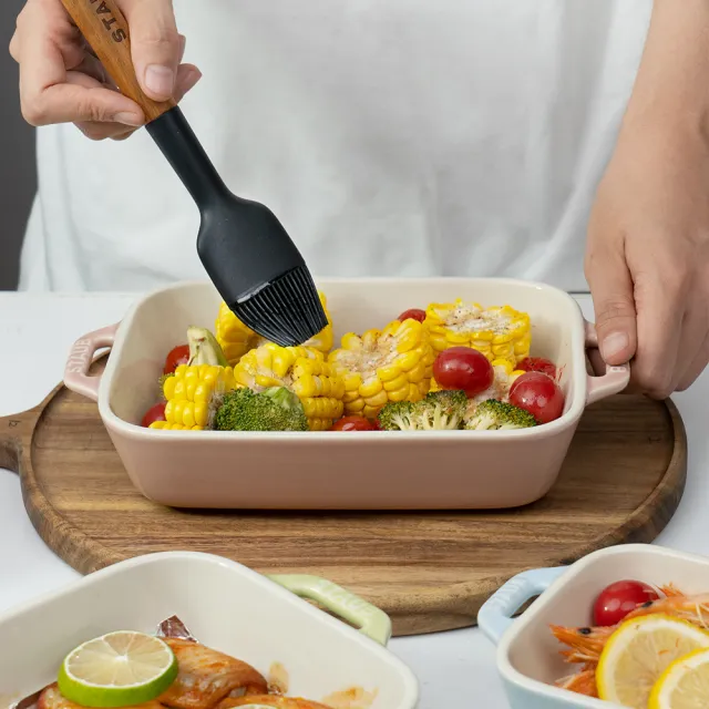 【ZWILLING 德國雙人】EcoQuick II 壓力鍋22cm/6L+馬卡龍長方型陶瓷烤盤2件組(德國雙人牌集團官方直營)