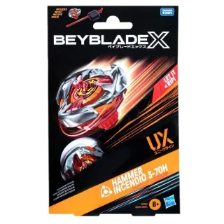 【TAKARA TOMY】戰鬥陀螺X UX-02 惡魔戰錘 地獄之錘 3-70H 含一組發射器 (美版)