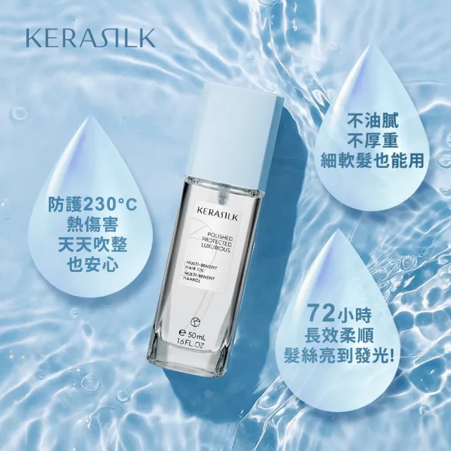 【KERASILK】全明星輕髮油50mlx2☆絲馭洸特殊個別處方(所有髮質適用/護髮/亮澤不厚重/修復分岔/免沖)
