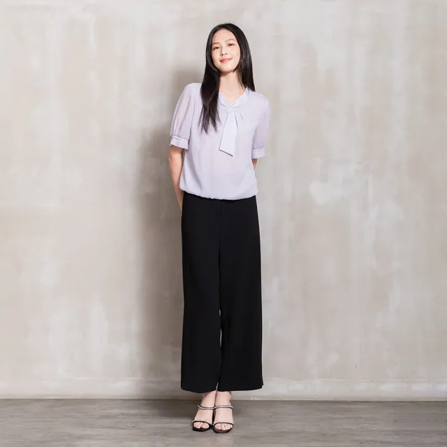 【perng yuh 芃諭名品】微風語境 結飾 雪紡上衣(2026 AW Collection|5C秋冬新品上市)