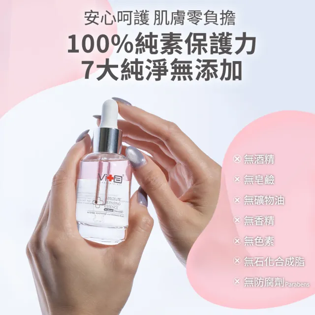 【Swissvita 薇佳】小紅急救修復精華液30ml(新升級版 加量不加價)