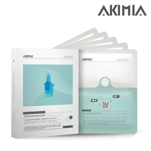 【AKIMIA】東加海星藻保濕微電流面膜 5片