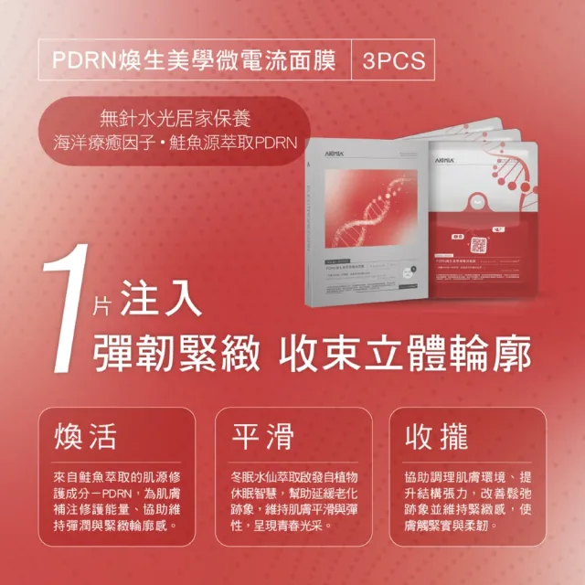 【AKIMIA】PDRN煥生美學微電流面膜 3片