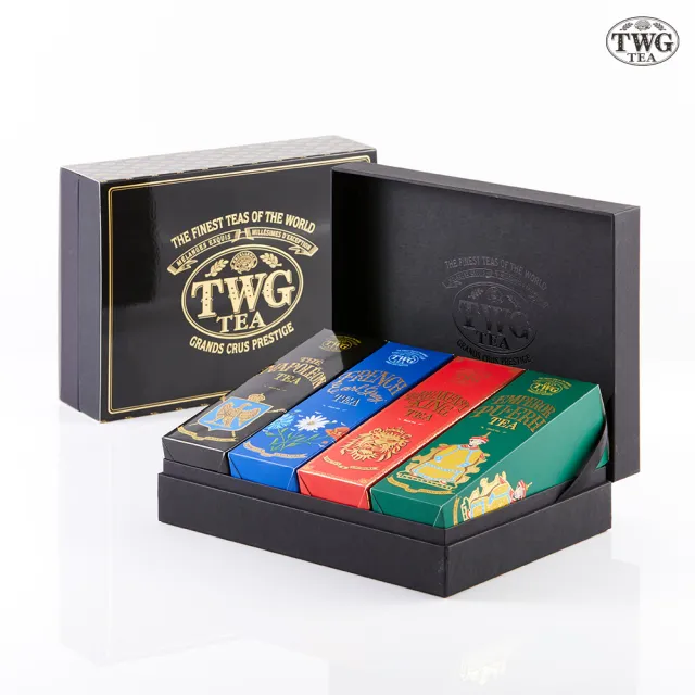 【TWG Tea】時尚茶罐精選紳士茶韻四入禮盒組（四罐/組 多款組合任選)