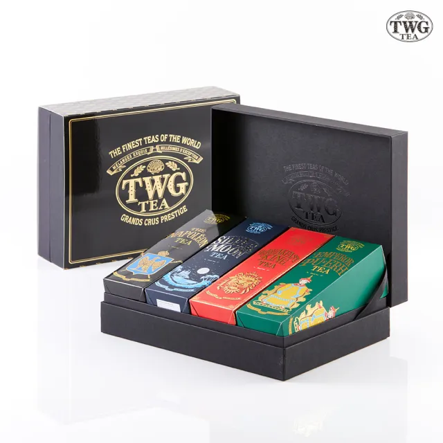 【TWG Tea】時尚茶罐精選紳士茶韻四入禮盒組（四罐/組 多款組合任選)