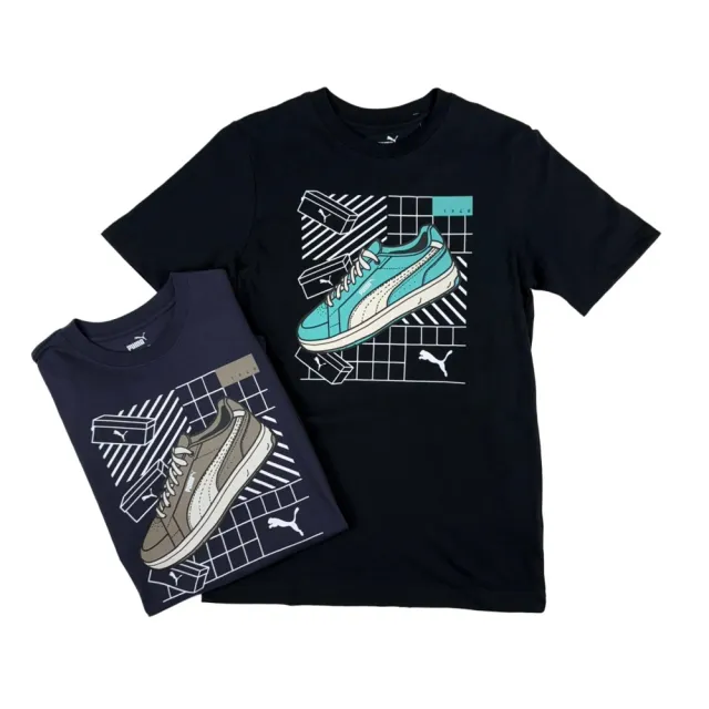 【PUMA】男款 經典球鞋款 Puma 短T 大尺碼 彪馬 純棉 短袖 T恤 保證正品(1367)