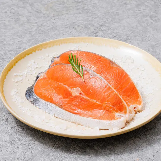 上億水產-薄鹽鮭魚切片3入/包 300G(X6)