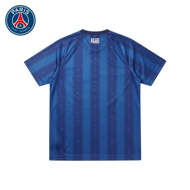 【FANATICS】PSG JERSEY INSPIRED STRIPE S/S TEE NAVY 巴黎聖日耳曼 藍 足球球衣 短袖上衣 T恤