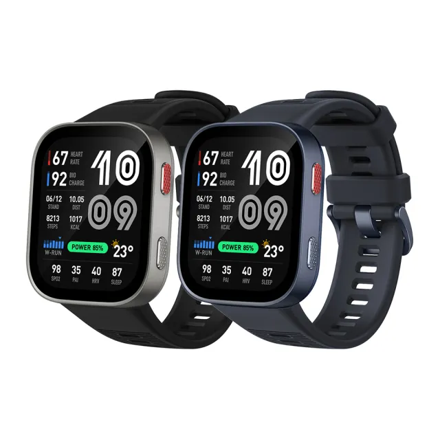 【Amazfit 華米】Bip Max 智慧手錶(最長20天電池續航/3000nits峰值亮度/5ATM防水/內建訓練資料庫)
