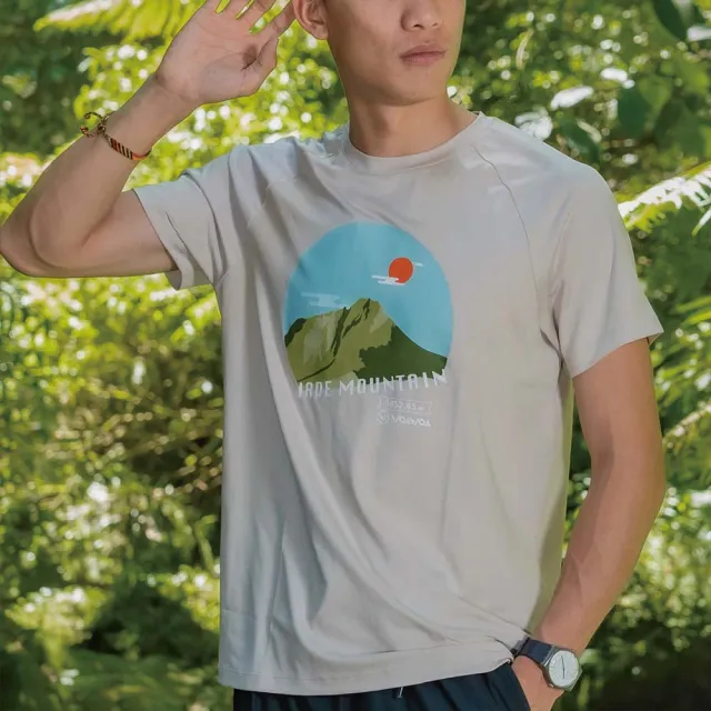 【WOAWOA】UPF50+涼感循環極風衣-男女短袖款│晴空玉山款(登山衣 排汗衣 冰峰衣 防曬 登峰衣 11658595)