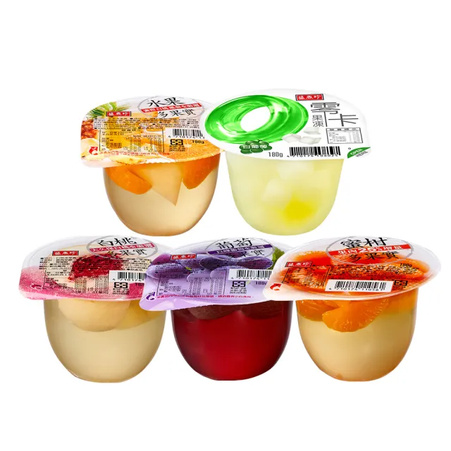 【盛香珍】零卡果凍/多果實果凍180gX2箱(共48杯入) 