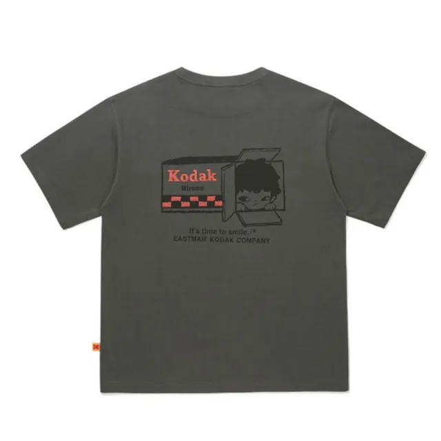 【KODAK Apparel】柯達 男女同款 短袖T恤 KODAK X Hirono 背後小野印花 共3色 / KB602037