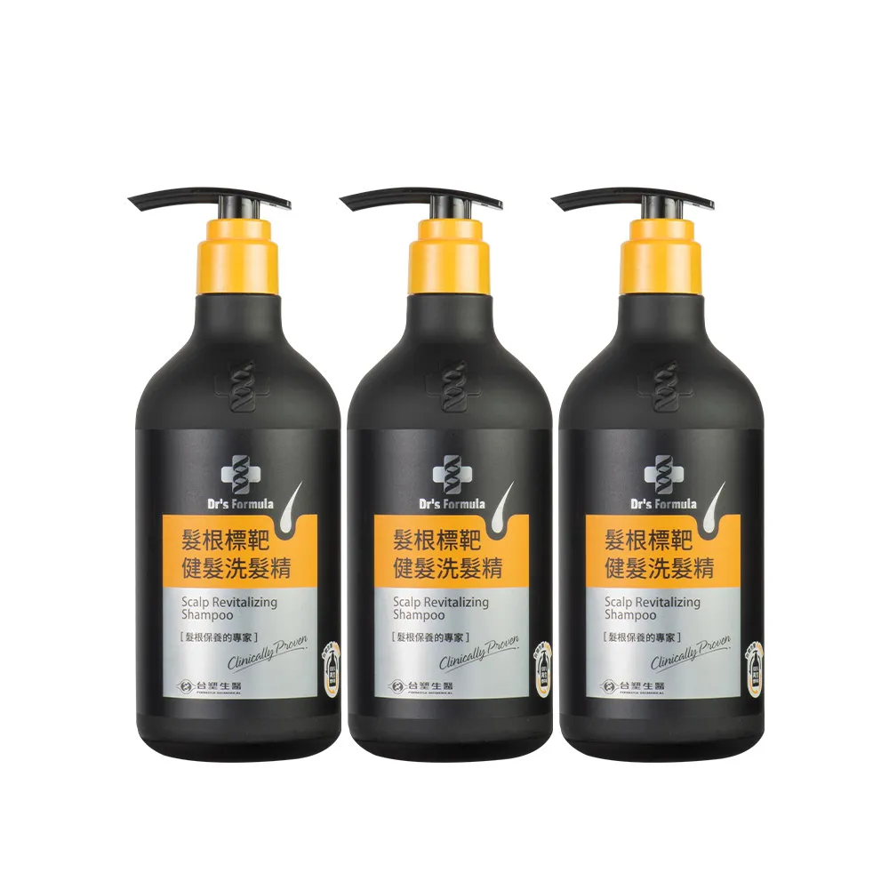 【Dr’s Formula 台塑生醫】髮根標靶健髮洗髮精580g 三入組