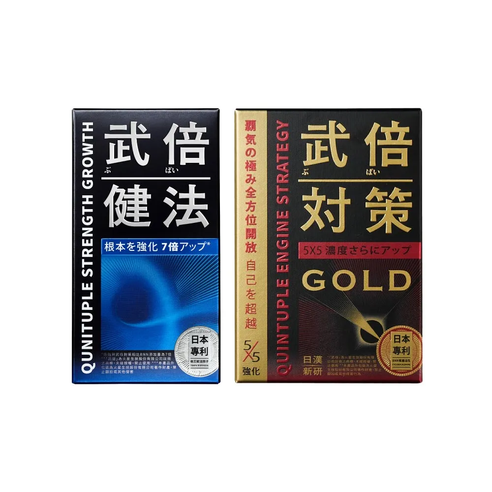 【TAIZAKU 火星生技】武倍健法 30粒/盒+武倍對策Gold 14包/盒