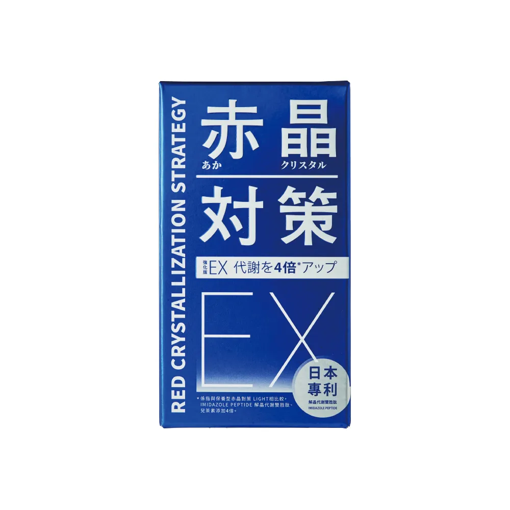 【TAIZAKU 火星生技】強化型 赤晶對策EX 30日份 60錠/盒 即期品(解晶代謝科技)