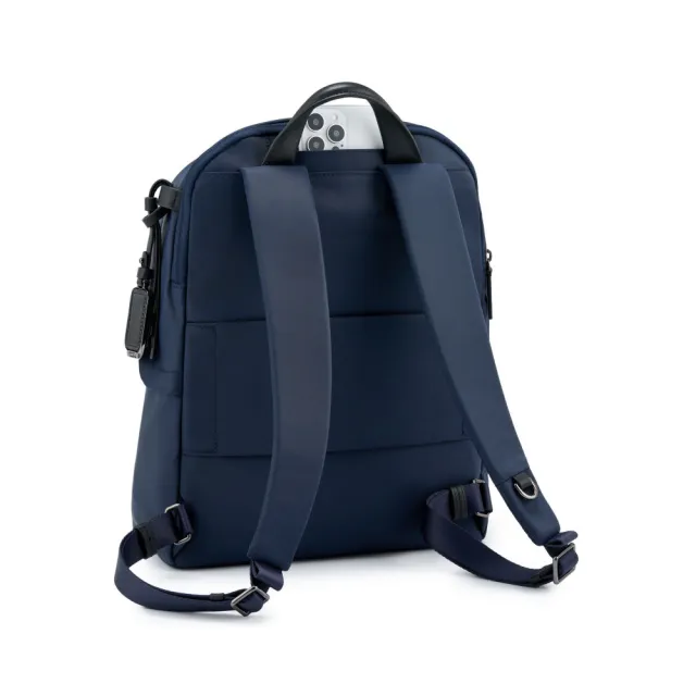 【TUMI】Voyageur Halsey 14 吋筆電都會休閒後背包 - 墨/黑