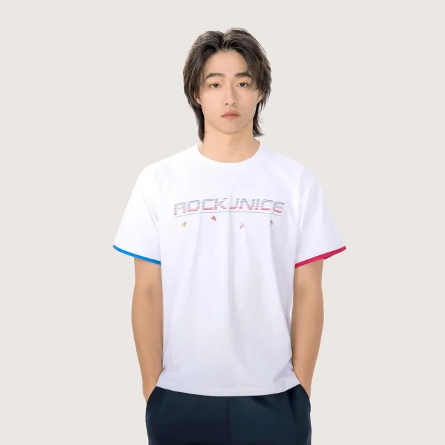 【JNICE 久奈司】運動訓練短TEE 中性版型 T-shirt T恤 排汗衣 運動服-ROCK(中性版型)