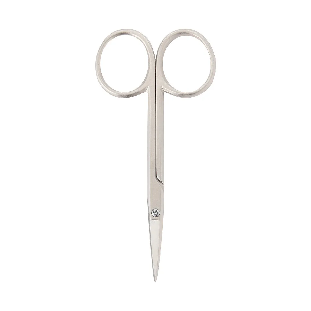 【MUJI 無印良品】鋼製眉毛用剪刀 全長約90mm