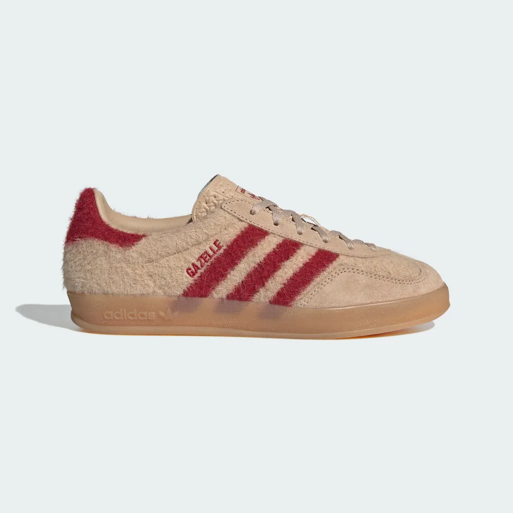 【adidas 愛迪達】GAZELLE INDOOR 運動休閒鞋 德訓鞋 滑板 復古  女鞋 - Originals JP8341