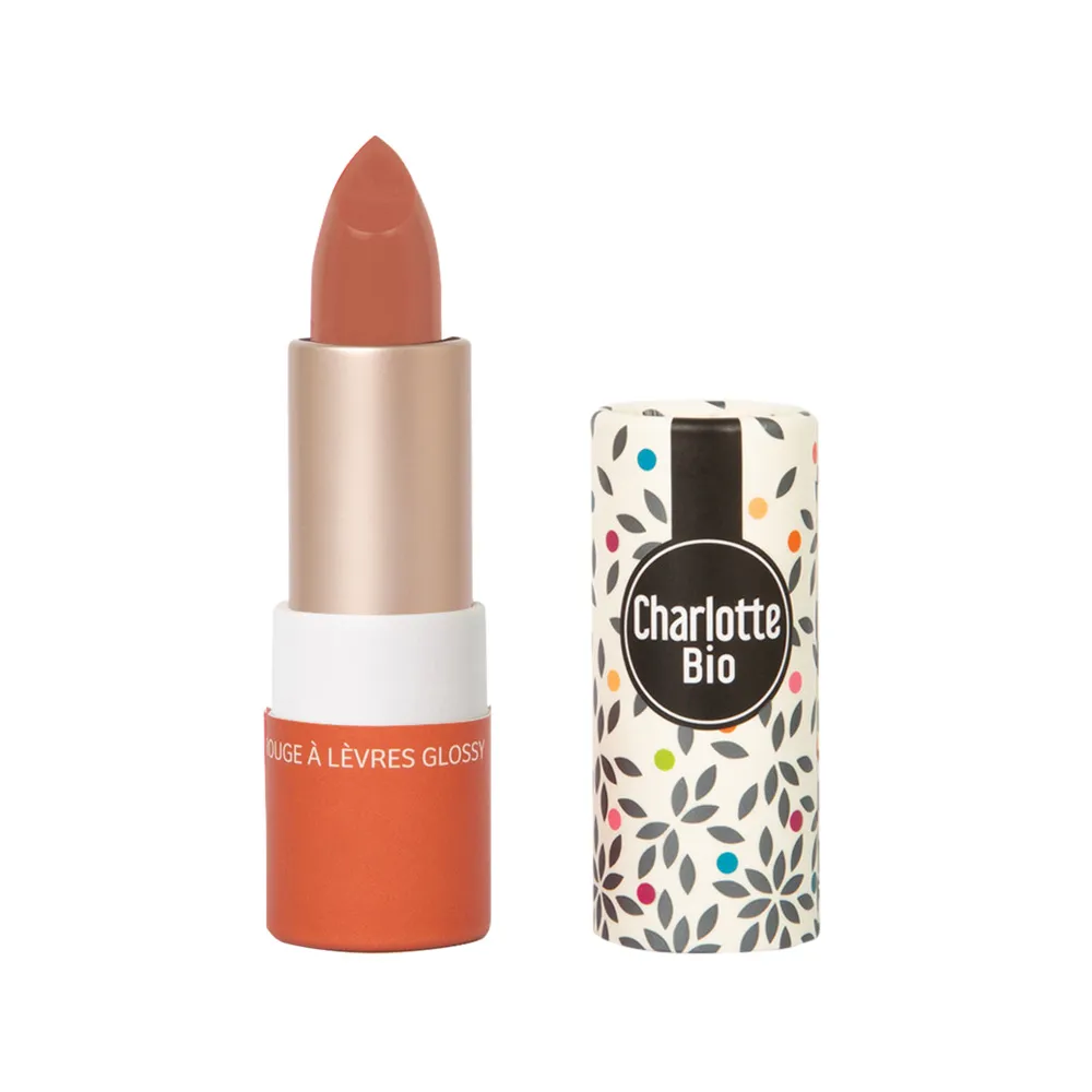 【CHARLOTTE BIO】有機亮澤唇膏 Glossy Lipstick 自然水光唇色(3.5g)