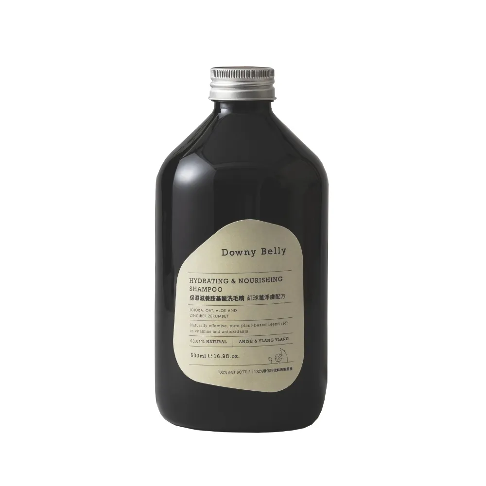 【Downy Belly 毛肚子】寵物洗毛精 保濕天然低敏洗毛精 500ml(狗狗洗毛精 貓咪洗毛精 寵物沐浴乳 皮毛保養)