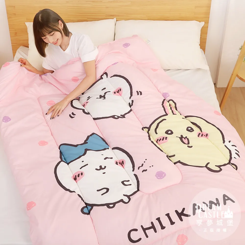【享夢城堡】MIT輕量舒眠羊毛被150x200cm－吉伊卡哇酷洛米大耳狗奇奇蒂蒂 多款任選卡通冬被四季暖被棉被