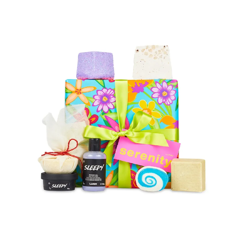 【LUSH 嵐舒】寧靜之夜 禮盒 (潤膚乳/泡澡/沐浴乳/香皂/磨砂/母親節禮物/送禮)