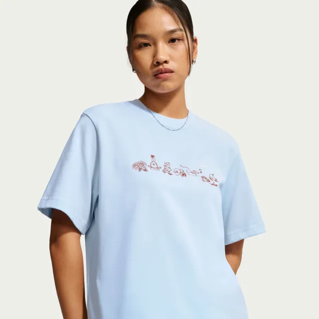 【NIKE 耐吉】短袖上衣 女 T恤 寬鬆 AS W NSW SS TEE BOXY 藍 IW1213-407（其他規格）