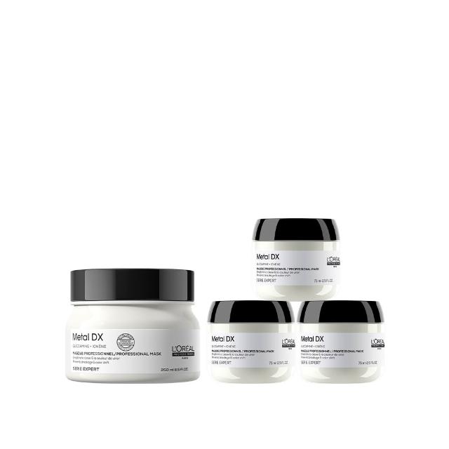 【L’OREAL 巴黎萊雅PRO】絲漾博吸金喚彩髮膜 250ml(瞬順髮膜/護髮/柔順/抗毛躁/髮膜)